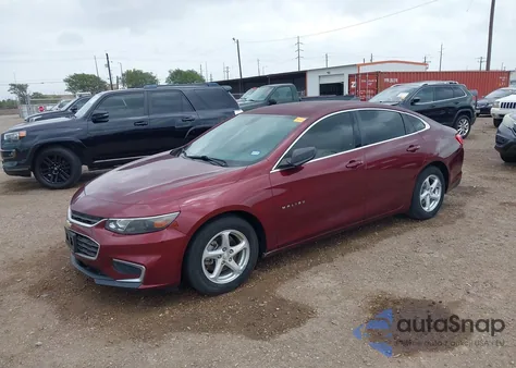2016 Chevrolet Malibu Ls из США, поврежденный, VIN 1G1ZB5ST1GF204974